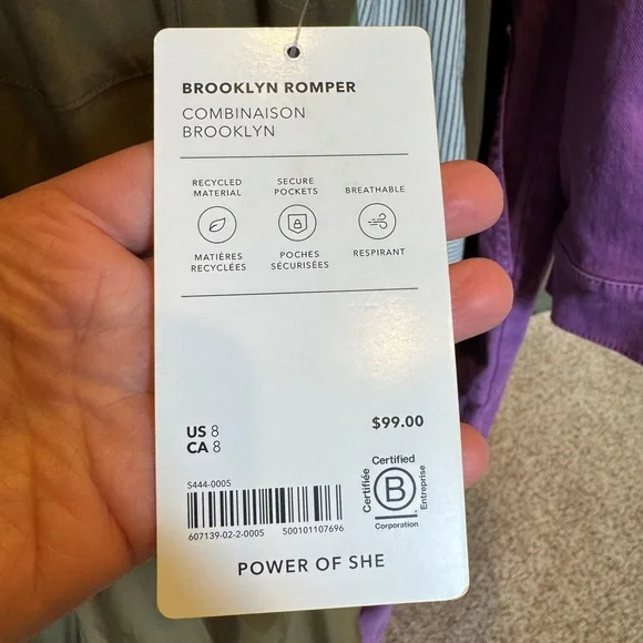 Athleta Olive Green Jumpsuit - Picture 3 of 4